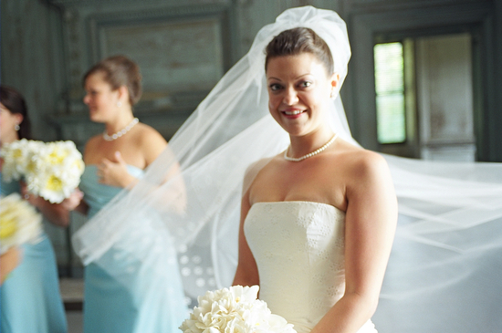 eyelet wedding dress