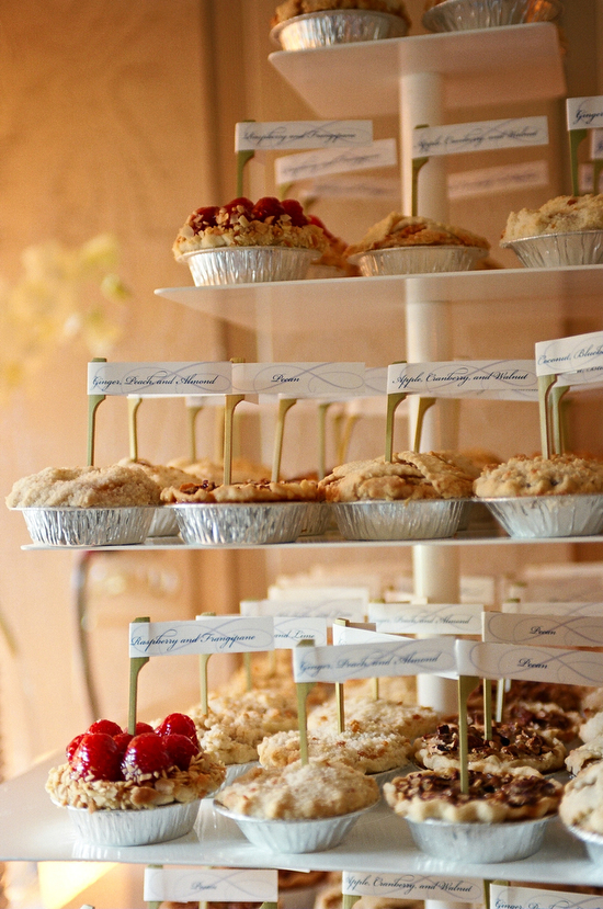 miniature wedding pies