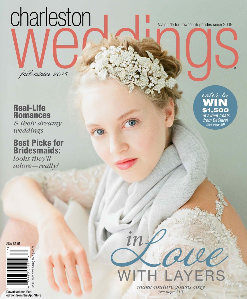 Charleston Weddings Magazine 2015