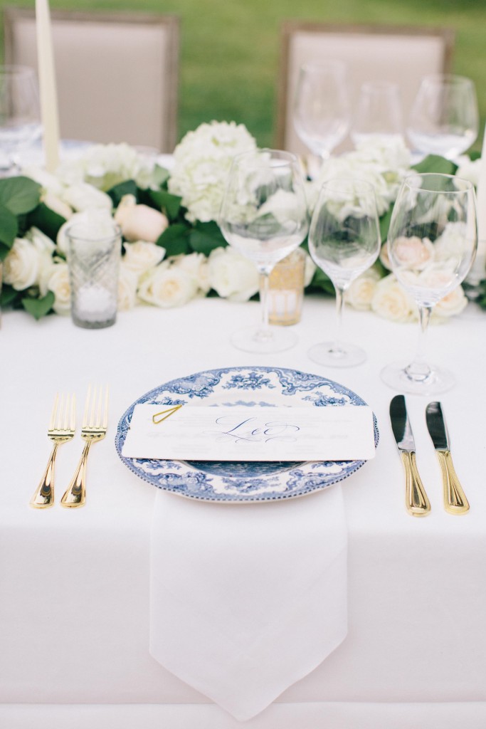 place setting and flowers by Corbin Gurkin