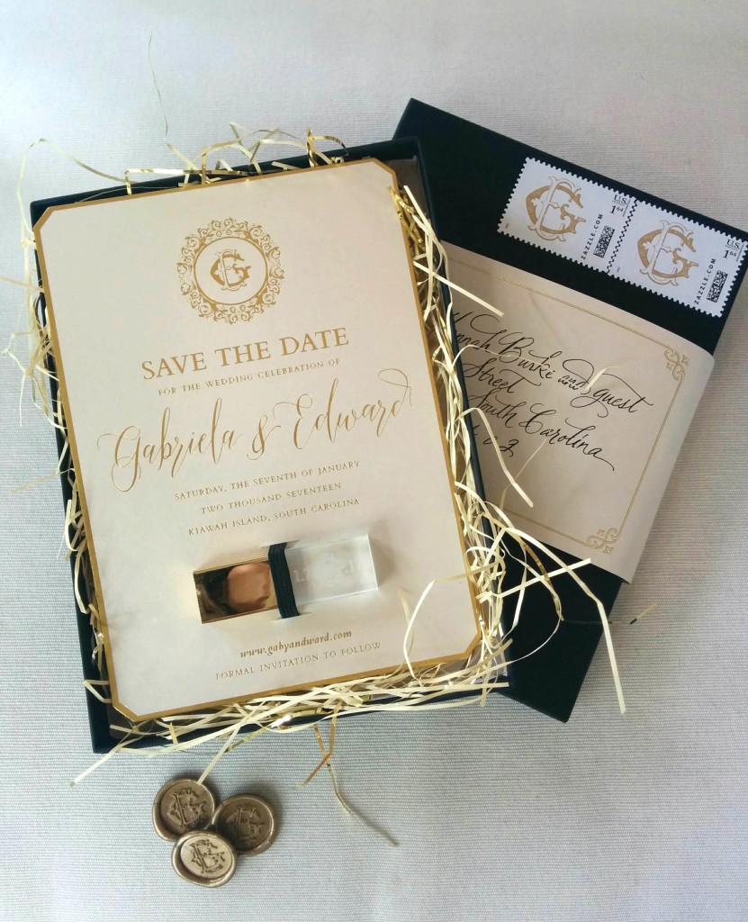 save the date packaging