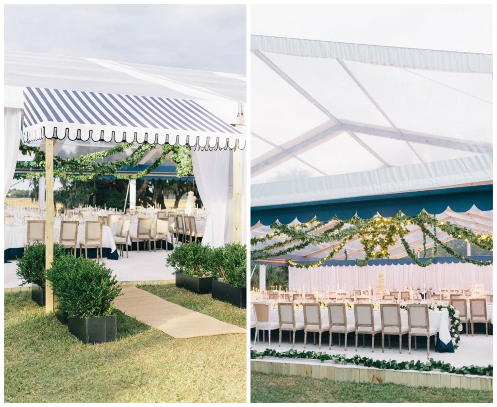 Dinner tent Collage
