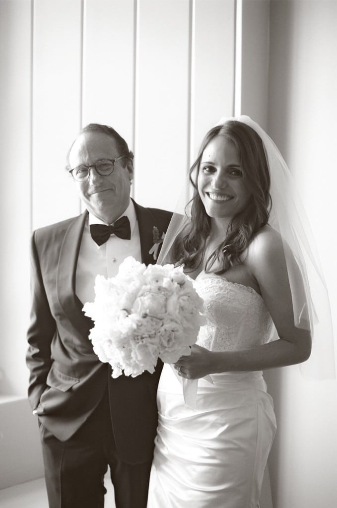 bride and father